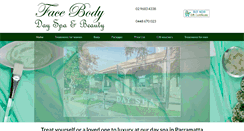 Desktop Screenshot of facebody.com.au